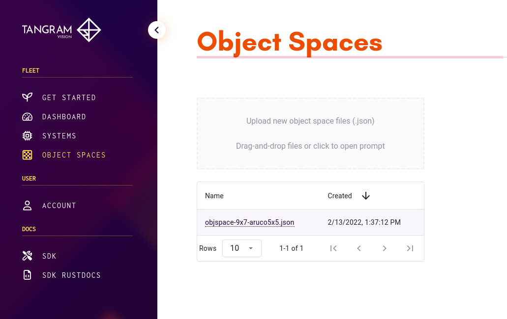 Object Spaces