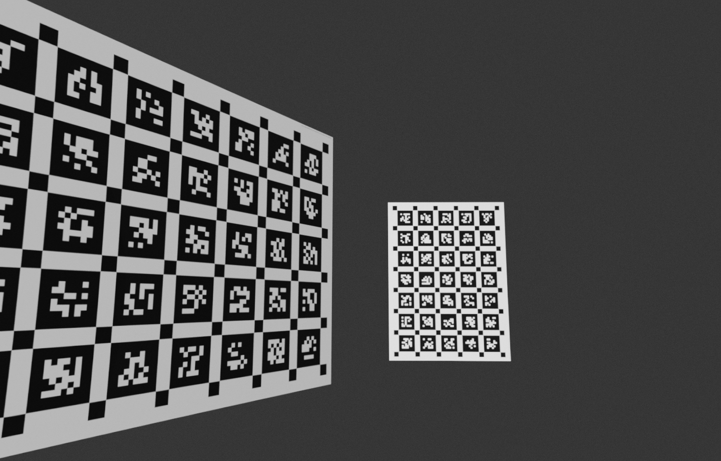 Two targets at different depths